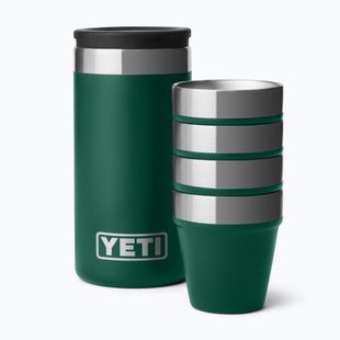 Чарки туристичні YETI Shot 48 ml 4 pcs. black forest green