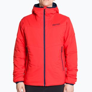 Куртка гібридна чоловіча  Marmot Novus 2.0 Hoody червона 11380-6702