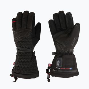 Рукавиці гірськолижні жіночі Lenz Heat Glove 6.0 Finger Cap black