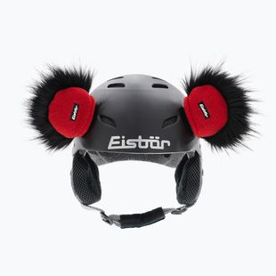 Вуха на шолом Eisbar Teddy Ears black/red