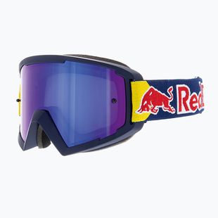 Маска велосипедна Red Bull SPECT Whip matt blue/grey/blue mirror/blue flash 001