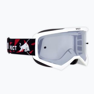 Окуляри велосипедні Red Bull SPECT Evan shiny white/smoke silver mirror