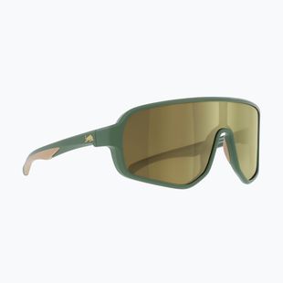 Окуляри сонцезахисні Red Bull SPECT Froth matt olive/ smoke with gold mirror