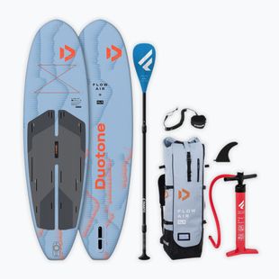 Набір дошка SUP надувна DUOTONE iSUP Flow Air SLS 10'8 2026 cyan blue