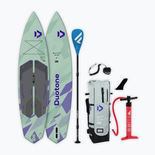 Набір дошка SUP надувна DUOTONE iSUP Package Blitz Air SLS pale green