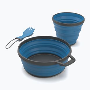 Набір посуду GSI Outdoors Escape 1 Person Table Set blue