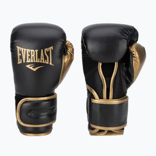 Рукавиці боксерські Everlast Powerlock 2 black/gold
