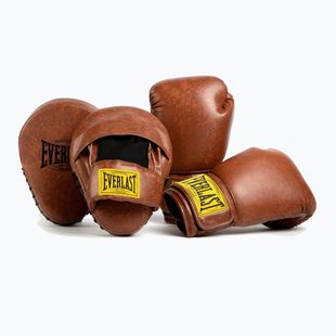 Комплект боксерський Everlast 1910 Classic Boxing Kit brown