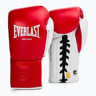 Рукавиці боксерські Everlast Powerlock OG Pro Fight red/white