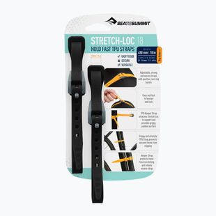 Ремені для кріплення Sea to Summit Stretch Loc 18 black