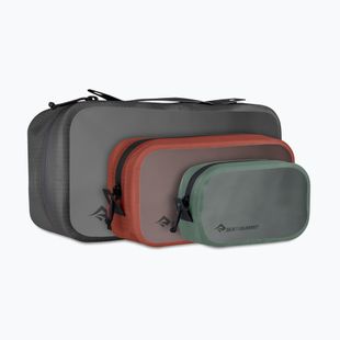 Набір органайзерів Sea To Summit Hydraulic Packing Cube 3 шт. picante/laurel wreath/jet black
