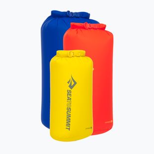 Набір мішків водонепроникних Sea to Summit Lightweight Dry Bag 3 шт. 8, 13, 20 л surf the web/sulphur/spicy orange