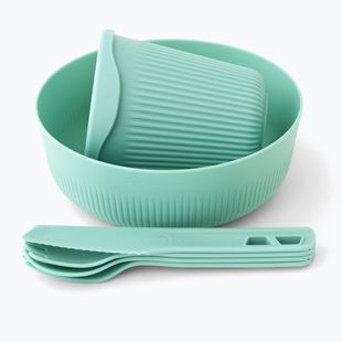 Набір посуду туристичного Sea to Summit Поясsage Dinnerware aqua sea