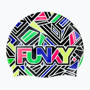 Шапочка для плавання Funky Silicone bits of peace