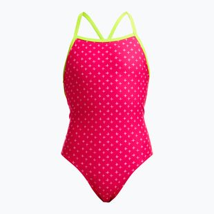 Купальник суцільний дитячий Funkita Strapped In One Piece pink proton