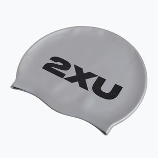 Шапочка для плавання 2XU Silicone silver/silver