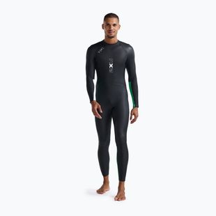 Гідрокостюм для тріатлону чоловічий 2XU Propel Openwater black/bright green