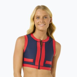Верхня частина купальника Rip Curl Coco Short Sleeve Vest red/dark blue
