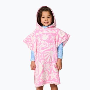 Пончо жіноче Rip Curl Mixed Snap Cotton Hooded pink