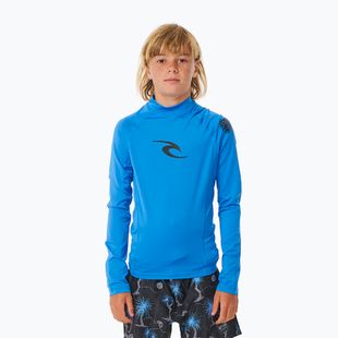 Дитячий лонгслів для плавання Rip Curl Waves Upf blue gum