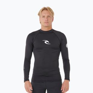 Чоловіча футболка з довгим рукавом для плавання Rip Curl Waves Upf Perf black