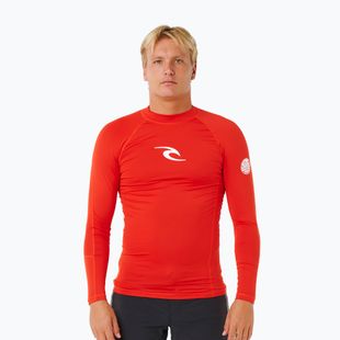 Чоловіча футболка з довгим рукавом для плавання Rip Curl Waves Upf Perf lava red