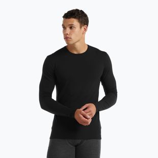 Лонгслів термічний чоловічий icebreaker Merino 150 Anatomica Crewe black