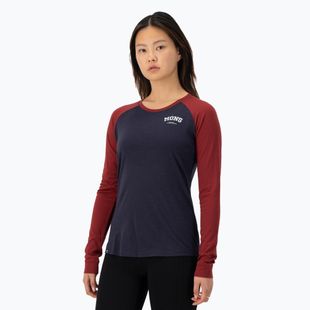 Жіноча термоактивна кофта Mons Royale Icon Raglan cherry/ 9 iron