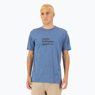 Чоловіча термофутболка Mons Royale Zephyr Tencel сталево-синій