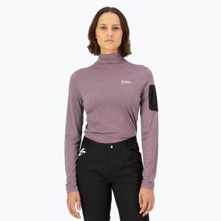 Лонгслів термічний жіночий Mons Royale Diversion Mock Neck mauve