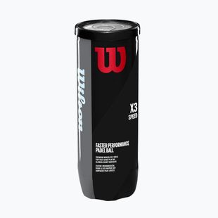 М'ячі для падл-тенісу Wilson Padel Speed Ball 3 шт. жовті WR8901101001