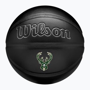 М'яч баскетбольний Wilson NBA Team Premiere Milwaukee Bucks black розмір 7