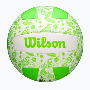 М'яч волейбольний Wilson Stamp green/white розмір 5