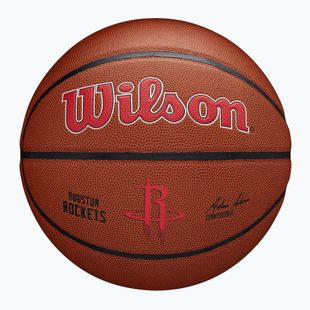 М'яч баскетбольний Wilson NBA Team Alliance Houston Rockets brown розмір 7