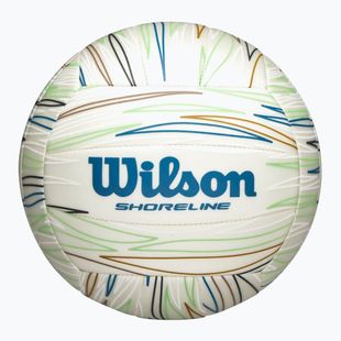 М'яч волейбольний пляжний Wilson Shoreline Gen white/blue розмір 5