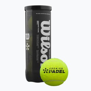 М'ячі для паделю Wilson Premier Padel 3 шт. yellow