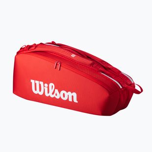 Сумка тенісна Wilson Super Tour Red 6PK red