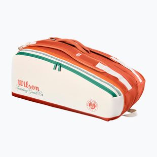 Сумка тенісна Wilson Roland Garros Super Tour 9Pk 2026 cream/clay/green