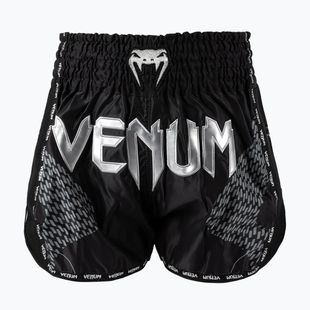 Шорти для тренувань чоловічі Venum Nexus Muay Thai black/silver