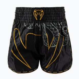 Шорти для тренувань чоловічі Venum Serpenti Muay Thai black/silver/gold