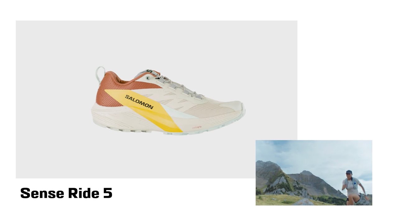 Кросівки для бігу чоловічі Salomon Sense Ride 5 чорні L47214300