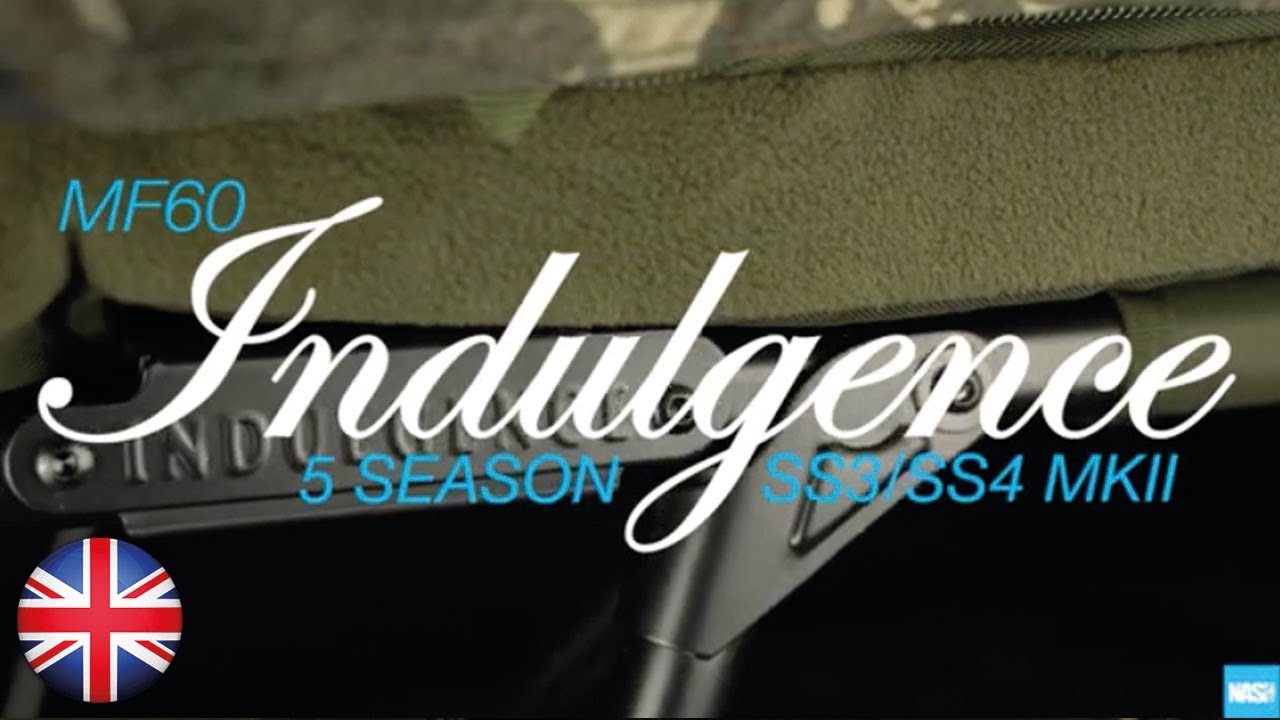 Ліжко Nash Tackle Indulgence MF60 5 Season Compact зелене T9450