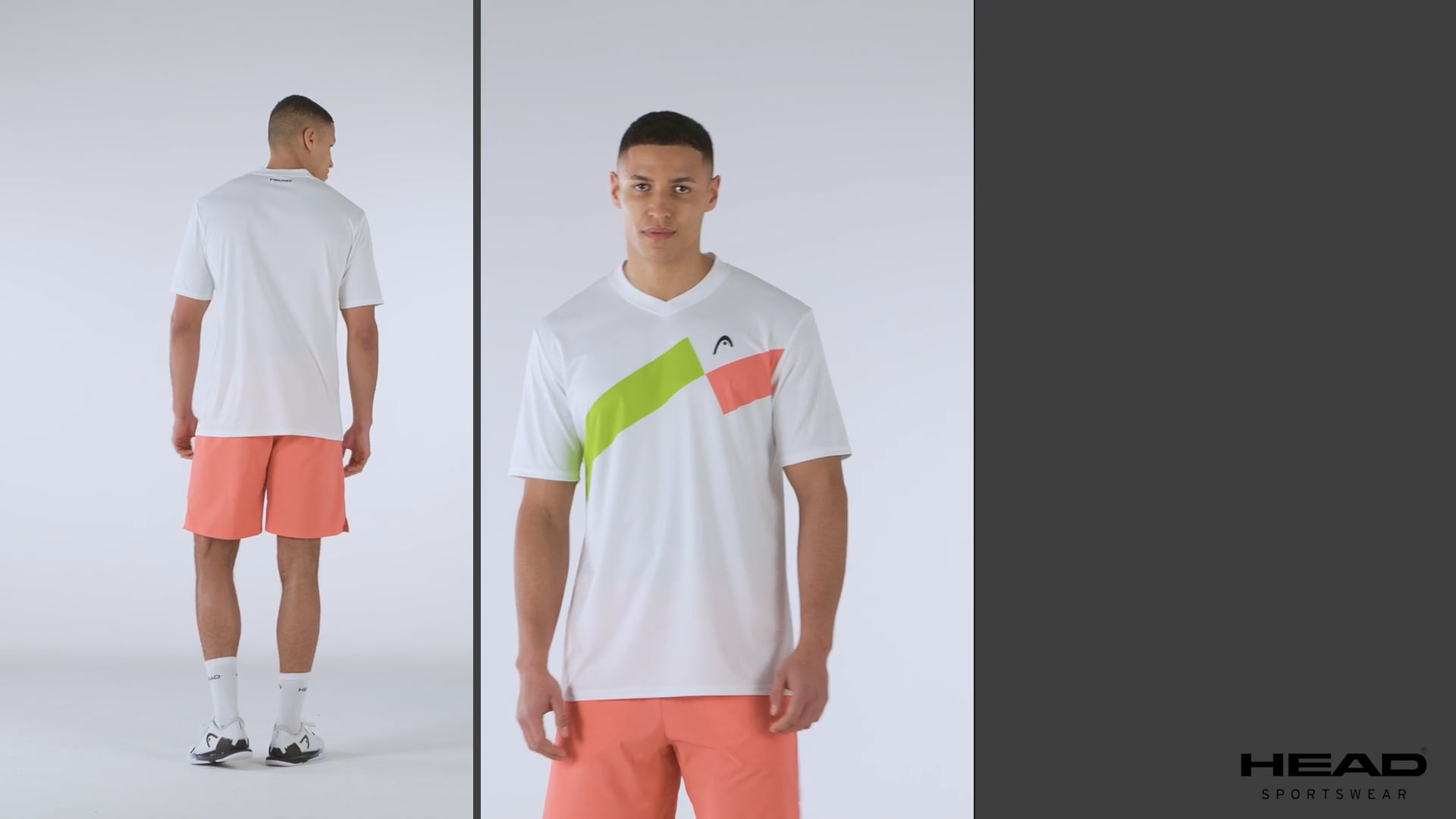 Футболка тенісна чоловіча HEAD Topspin gi/print perf m