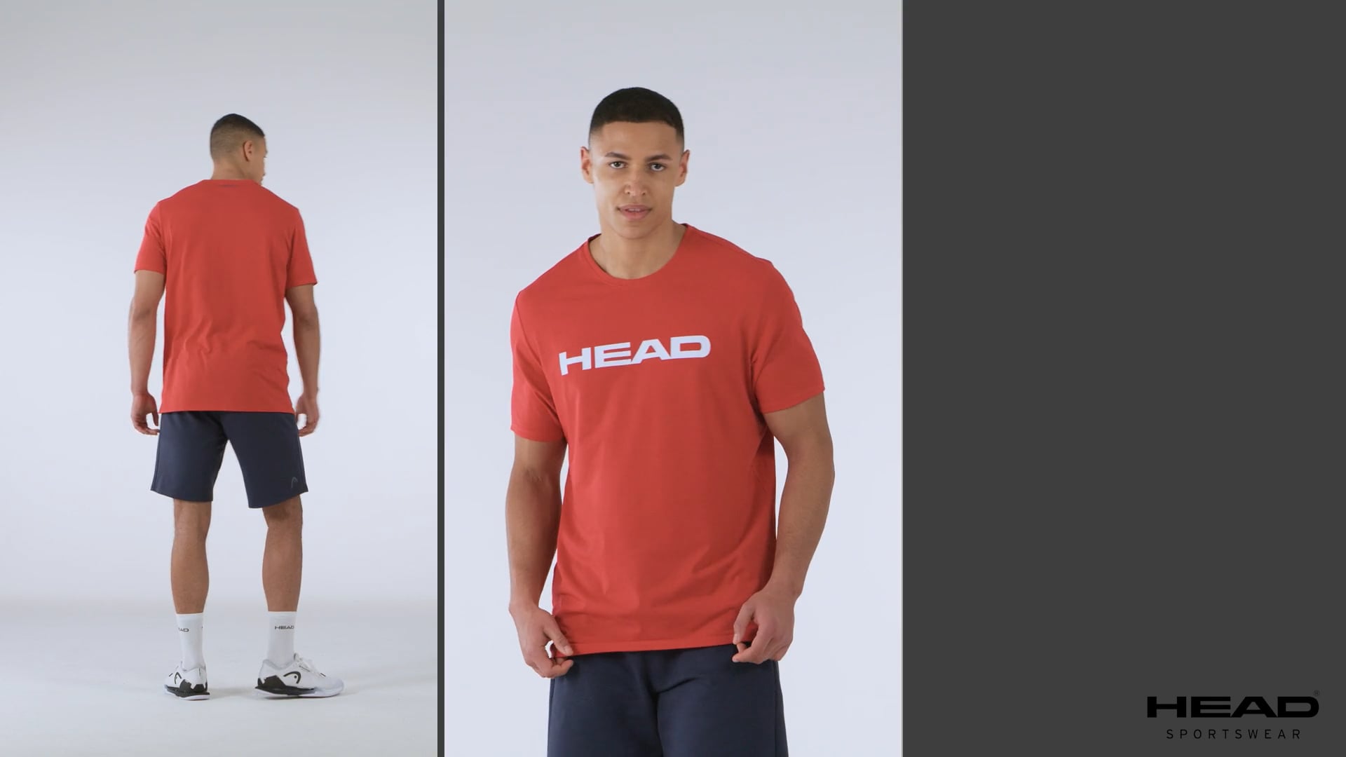 Футболка тенісна чоловіча HEAD Club Original red