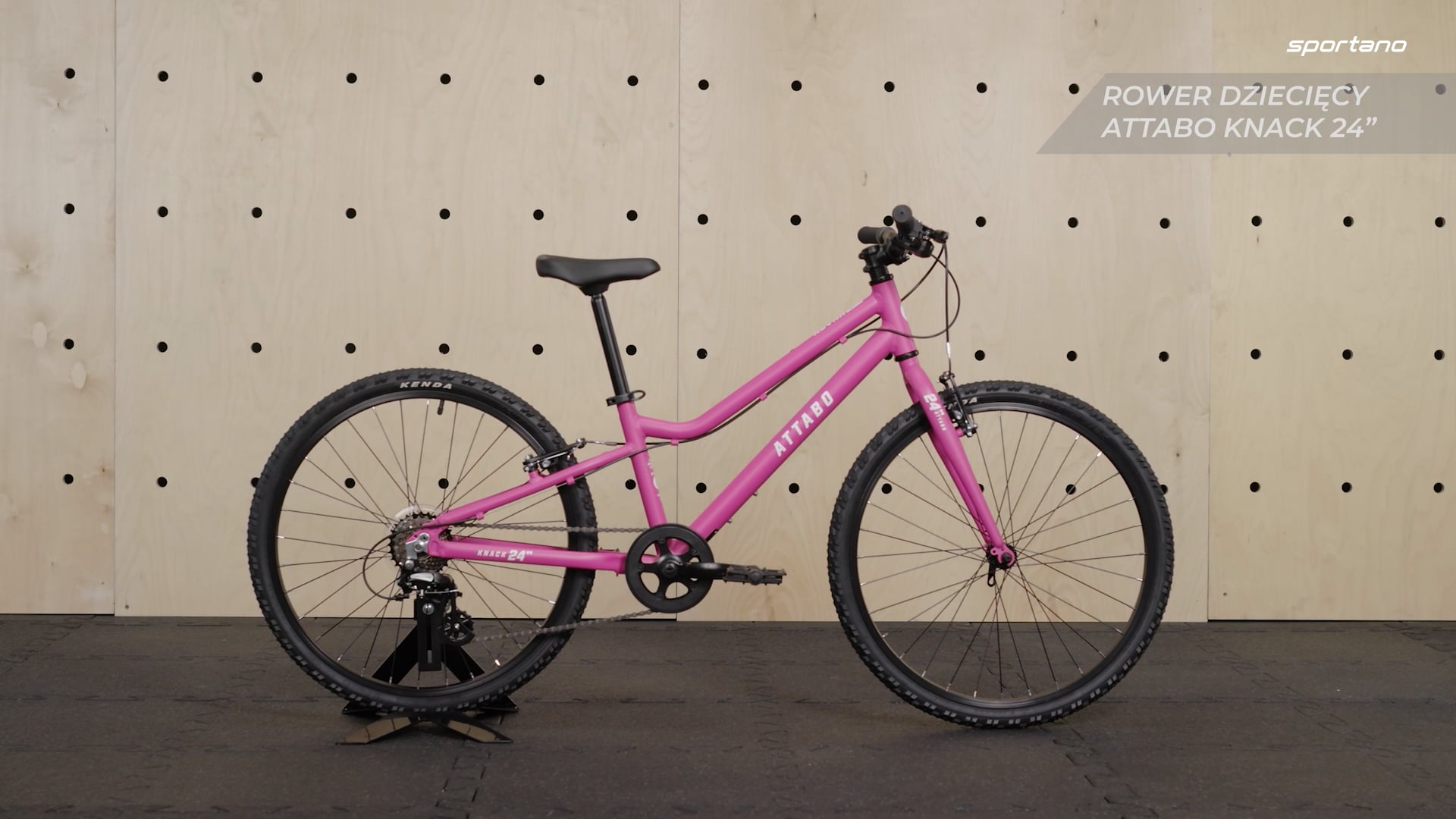 Дитячий велосипед ATTABO KNACK 24" рожевий