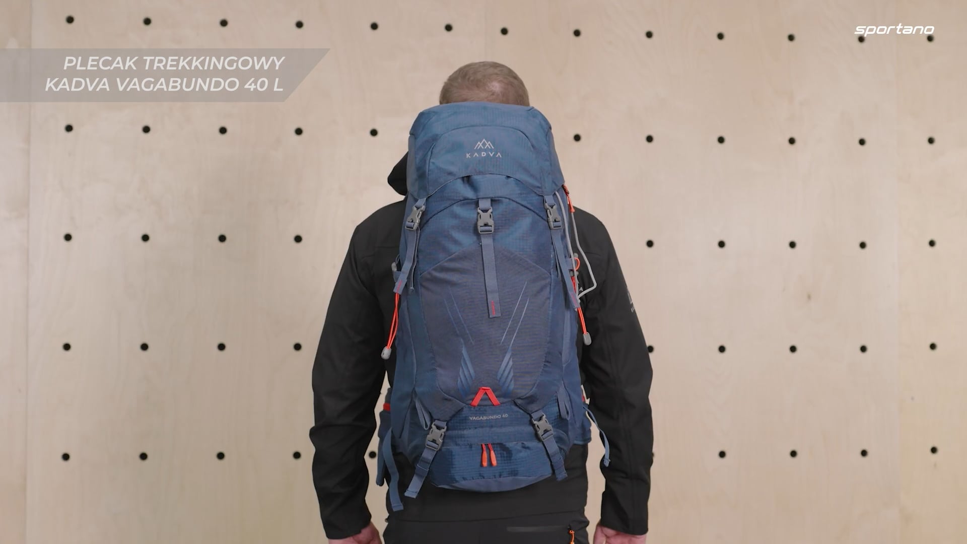 Рюкзак KADVA Vagabundo 40 л блакитний