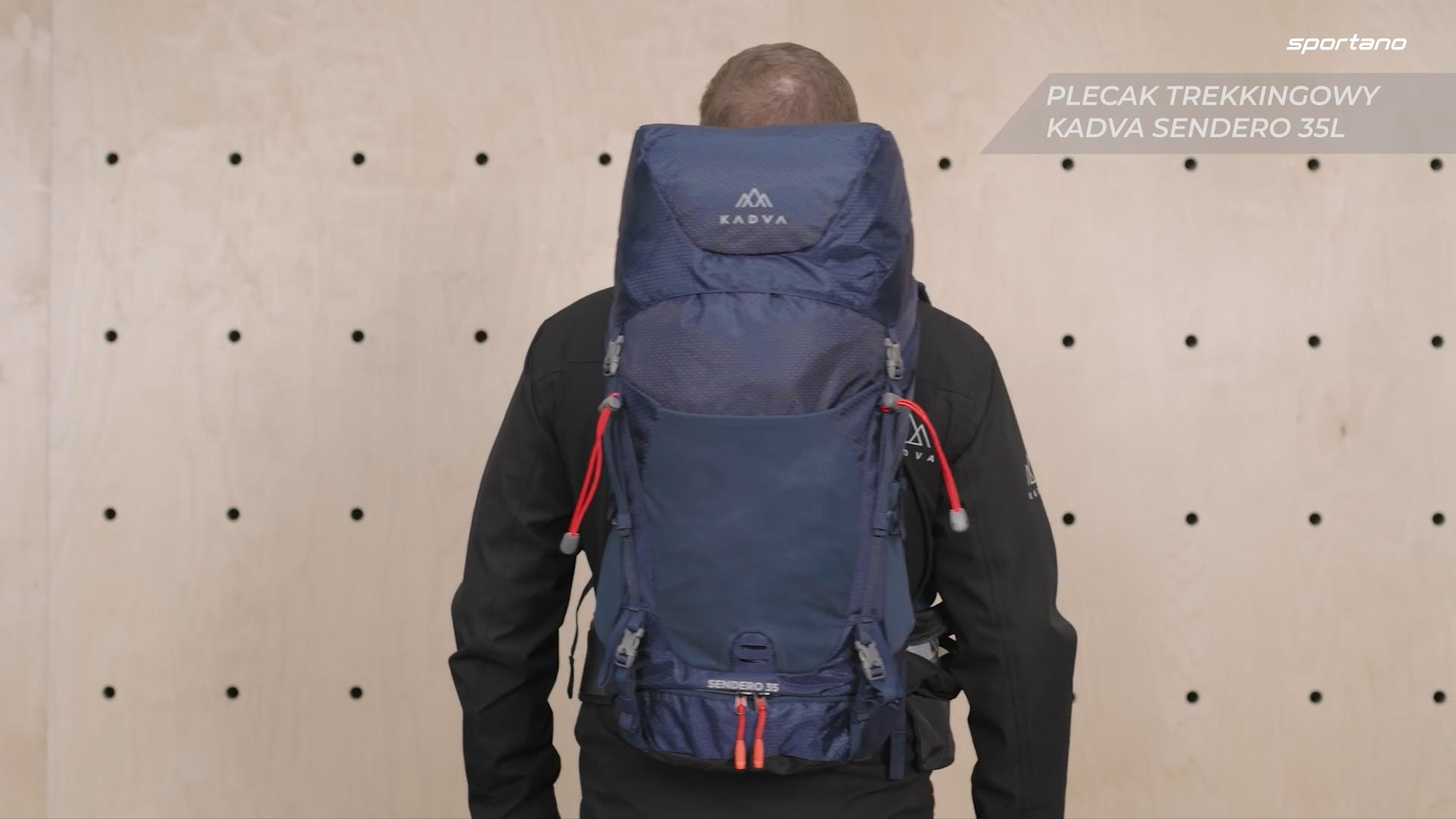 Рюкзак трекінговий KADVA Sendero 35 л чорний