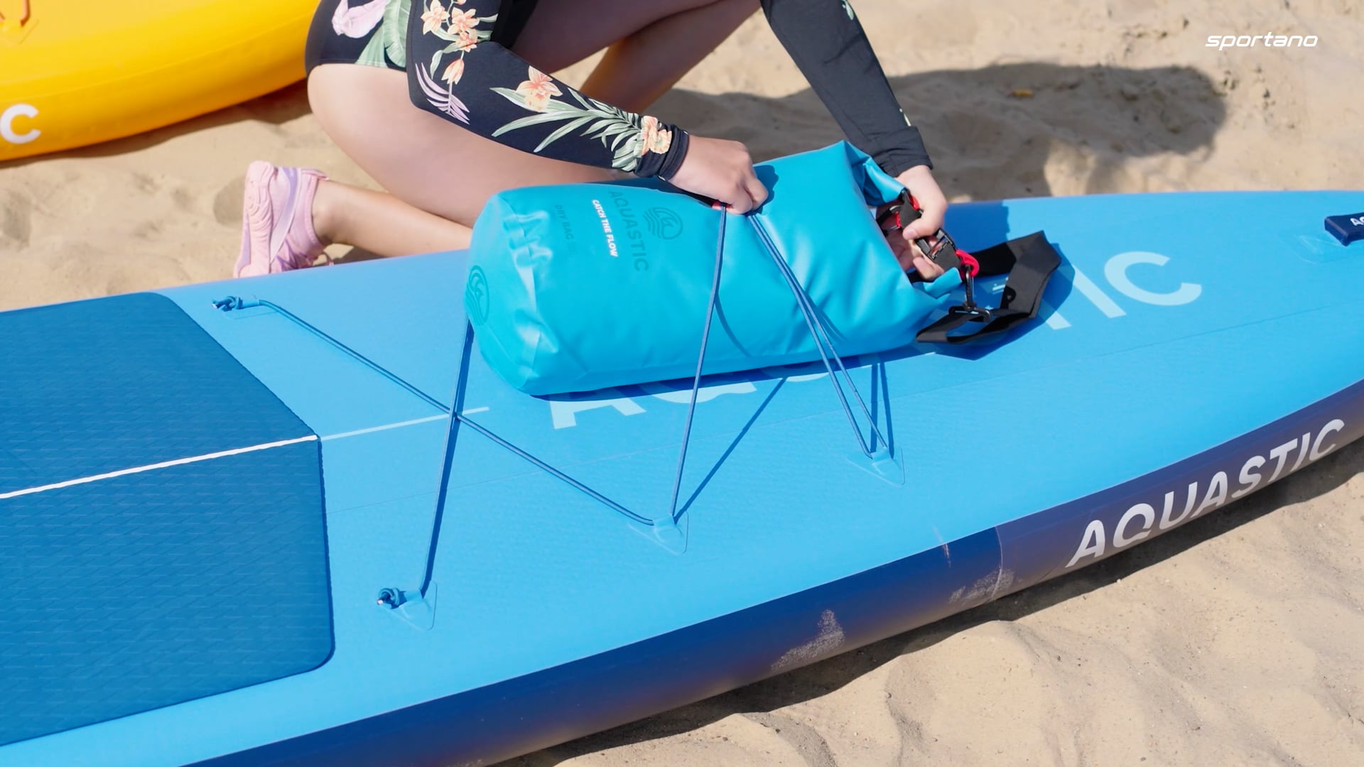 Сумка водонепроникна AQUASTIC Dry Bag 20 л помаранчевий
