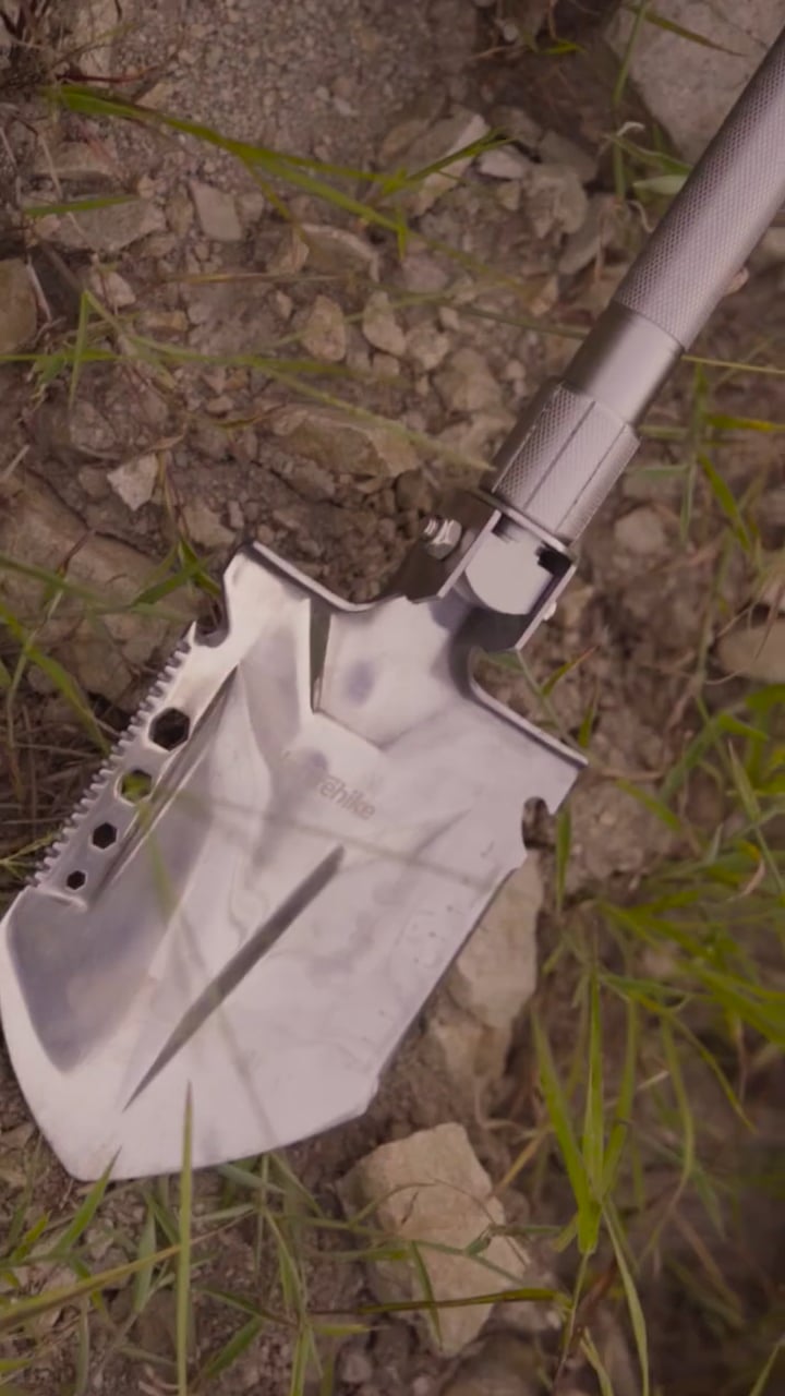 Багатофункціональна саперна лопатка Naturehike NH20GJ002 silver