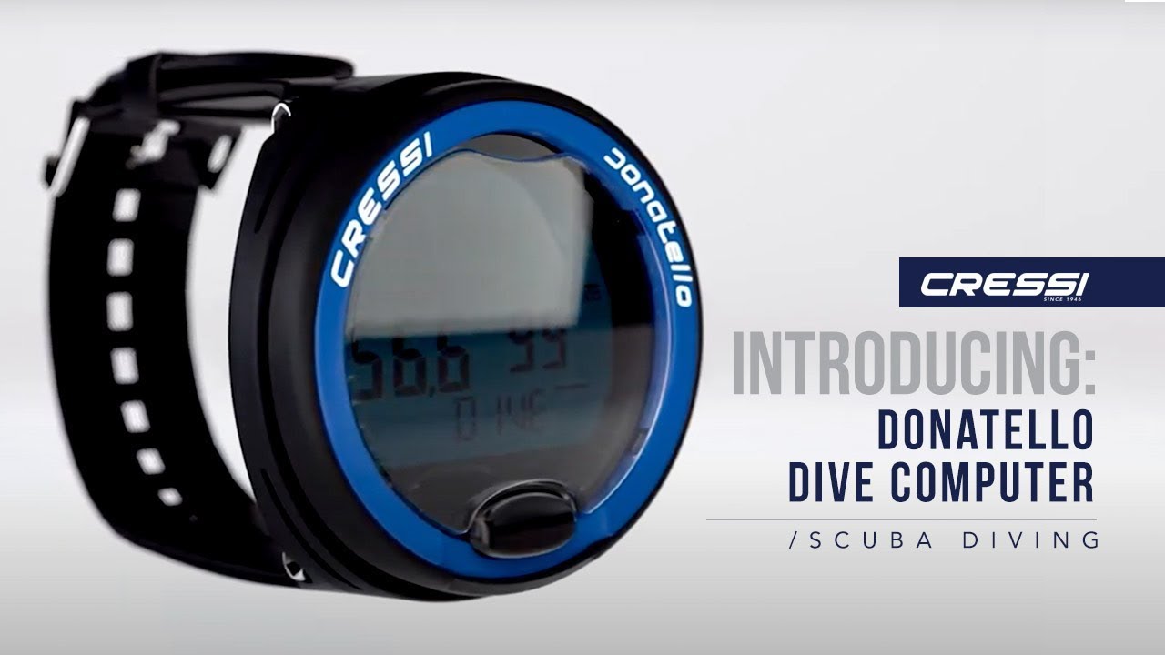 Комп'ютер для підводного плавання Cressi Donatello Diving black/silver